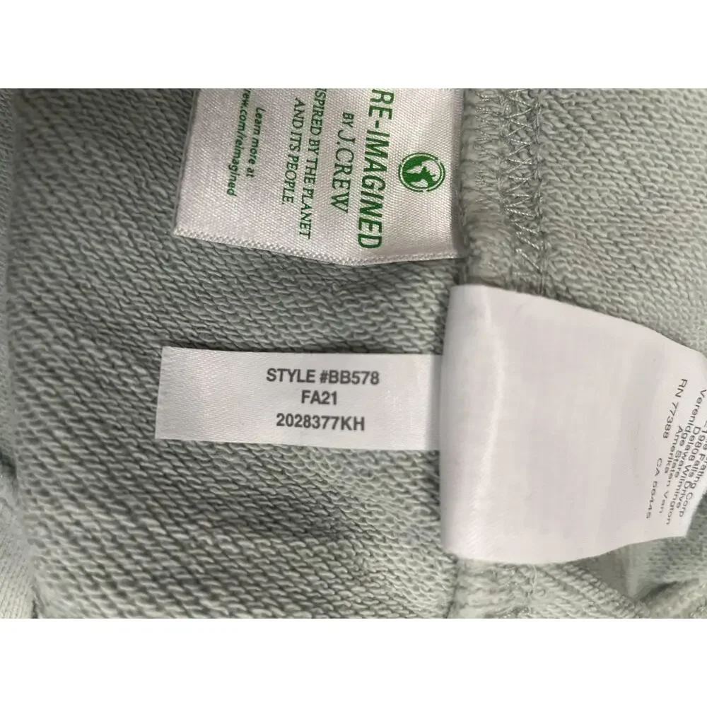 J.CREW Sweatshirt Womens S Green Pullover Graphic California Casual Athleisure